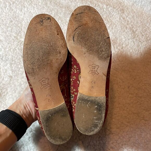 Zalo needlepoint elephant  slip ons size 6.5 M - Picture 9 of 9